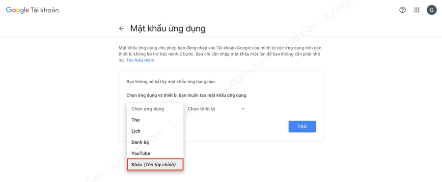 Cấu hình SMTP cho Contact Form 7 - Chọn Khác (Tên tùy chỉnh)